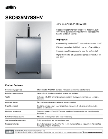 Spec Sheet