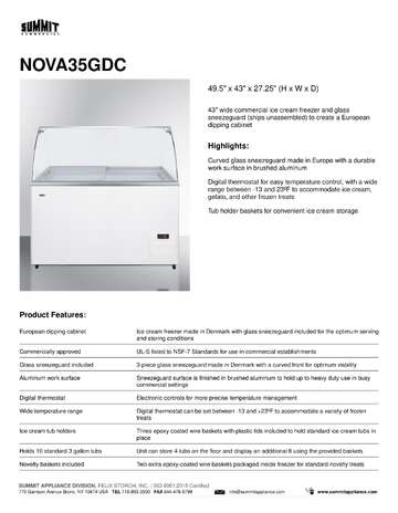 Spec Sheet
