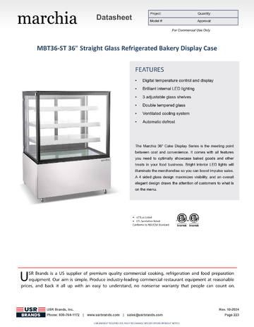 Spec Sheet