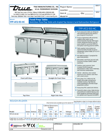 Spec Sheet
