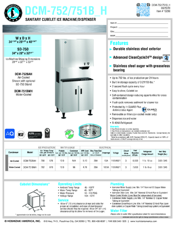 Spec Sheet
