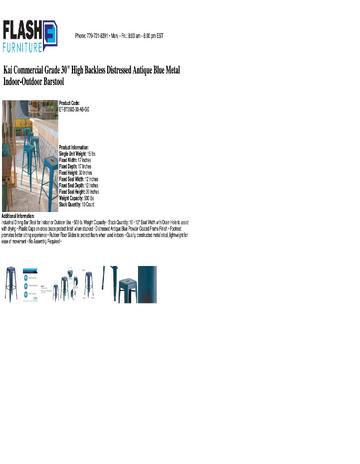 Spec Sheet