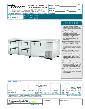 Spec Sheet