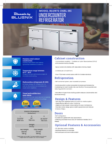 Spec Sheet