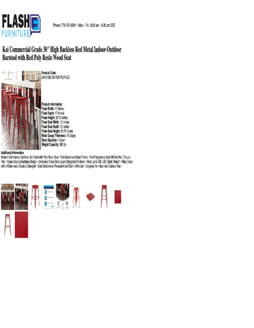 Spec Sheet