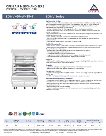 Spec Sheet