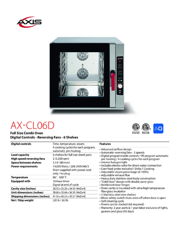 Spec Sheet