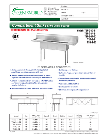 Spec Sheet