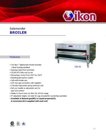 Spec Sheet