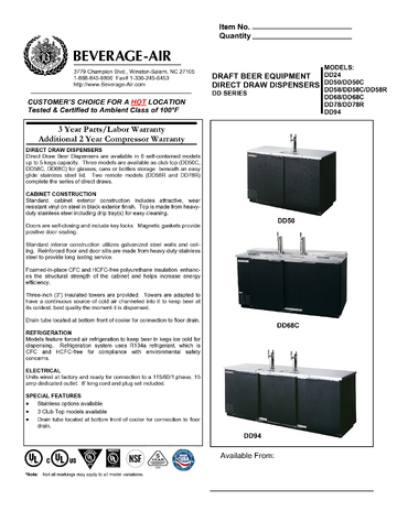 Spec Sheet