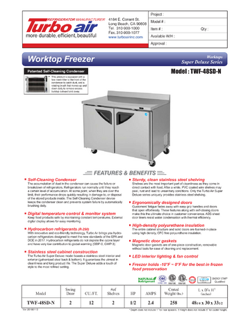 Spec Sheet
