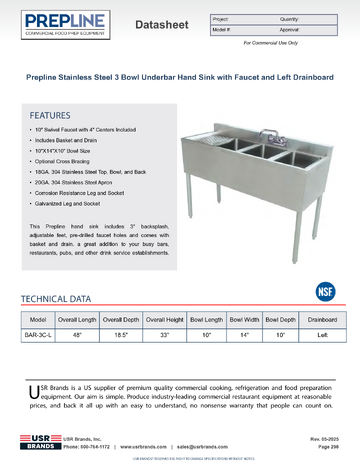 Spec Sheet