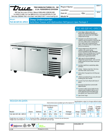 Spec Sheet