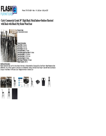 Spec Sheet