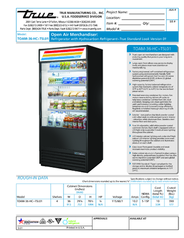 Spec Sheet