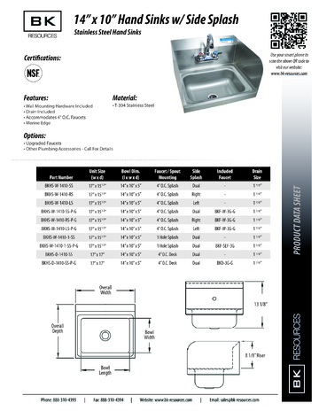 Spec Sheet