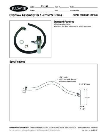 Spec Sheet