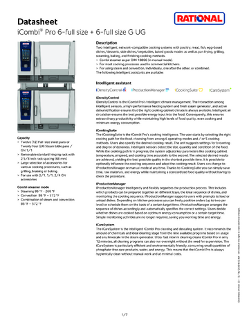 Spec Sheet