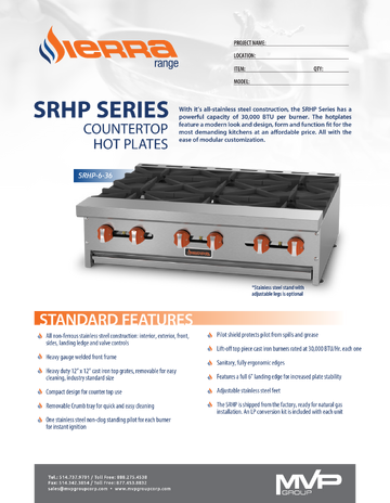 Spec Sheet