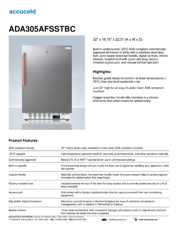 Spec Sheet