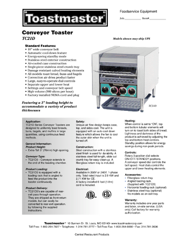 Spec Sheet
