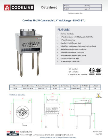 Spec Sheet