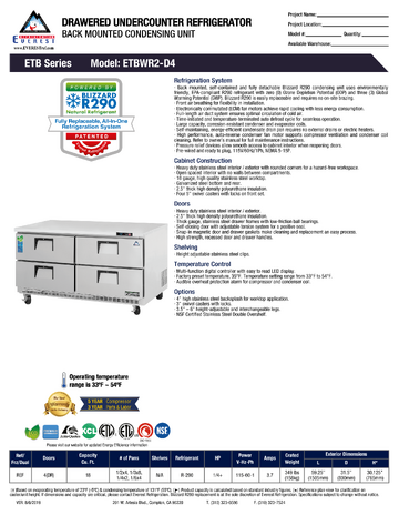 Spec Sheet