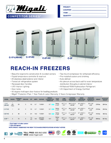 Spec Sheet