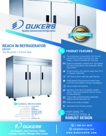 Spec Sheet