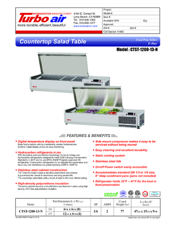 Spec Sheet