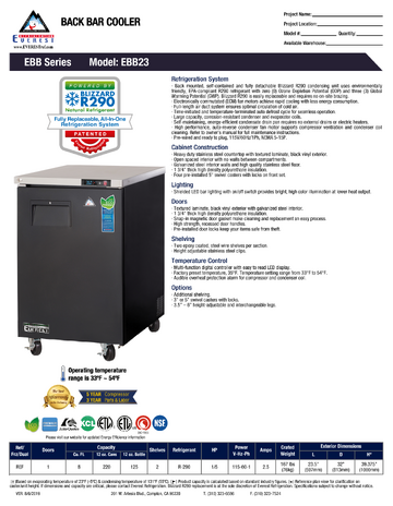 Spec Sheet
