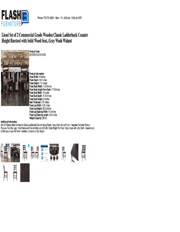 Spec Sheet