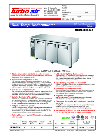 Spec Sheet