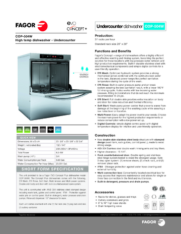 Spec Sheet