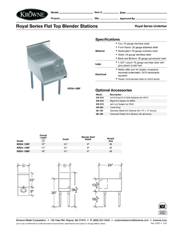 Spec Sheet
