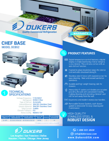 Spec Sheet