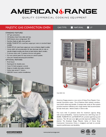 Spec Sheet