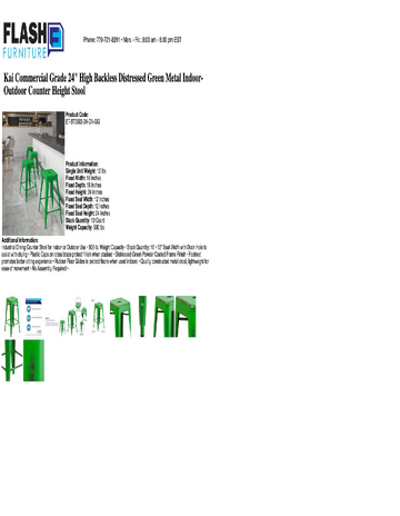 Spec Sheet