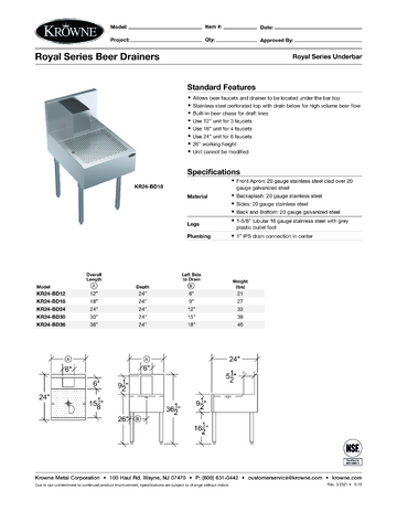 Spec Sheet