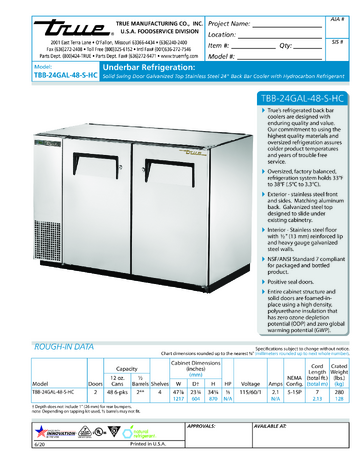 Spec Sheet