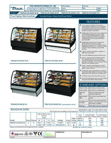 Spec Sheet