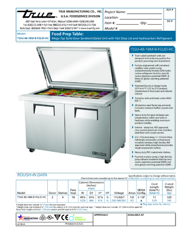 Spec Sheet