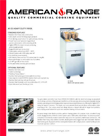 Spec Sheet