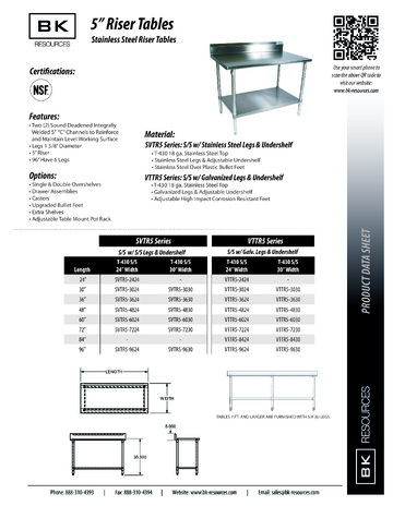 Spec Sheet