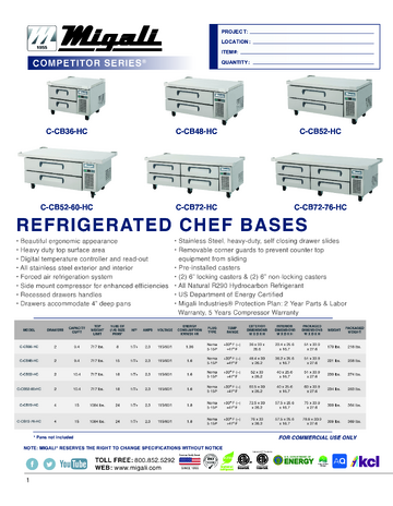 Spec Sheet