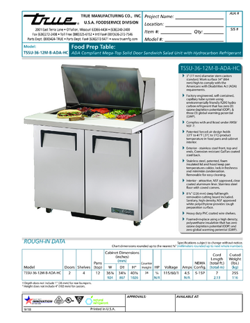 Spec Sheet