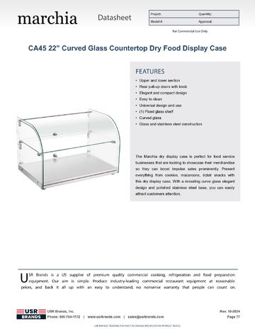Spec Sheet