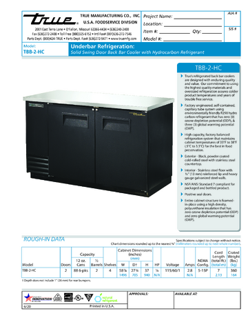 Spec Sheet