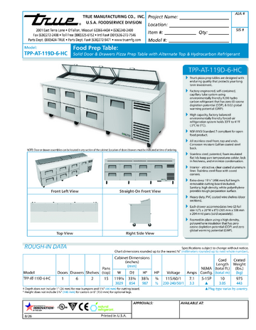 Spec Sheet