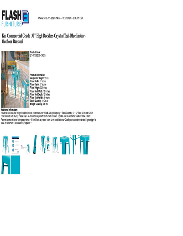 Spec Sheet